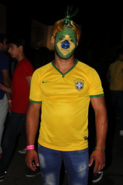 Brazil VS Cameroon at Beirut Fan Park